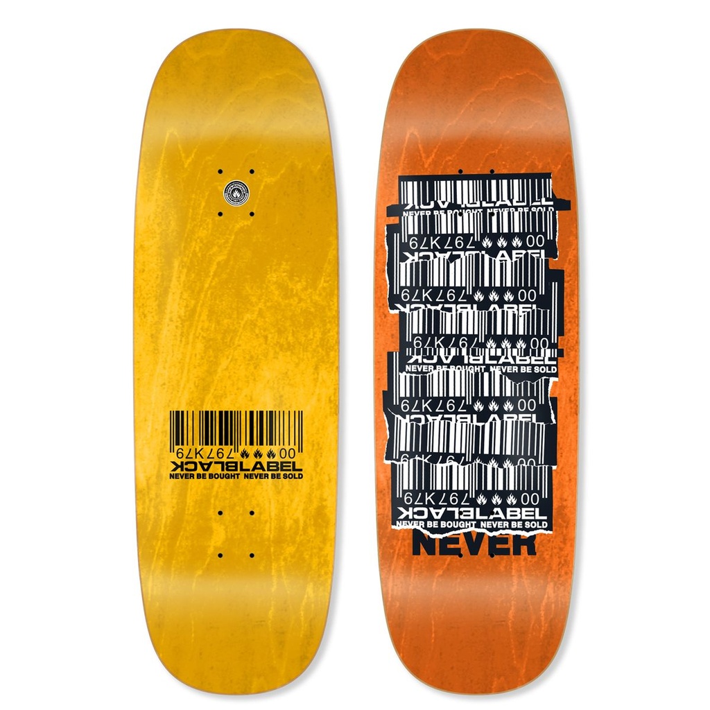 BLACK LABEL TEAM SHREDDED BARCODE JUMBOTRON SHAPED DECK 10.0
