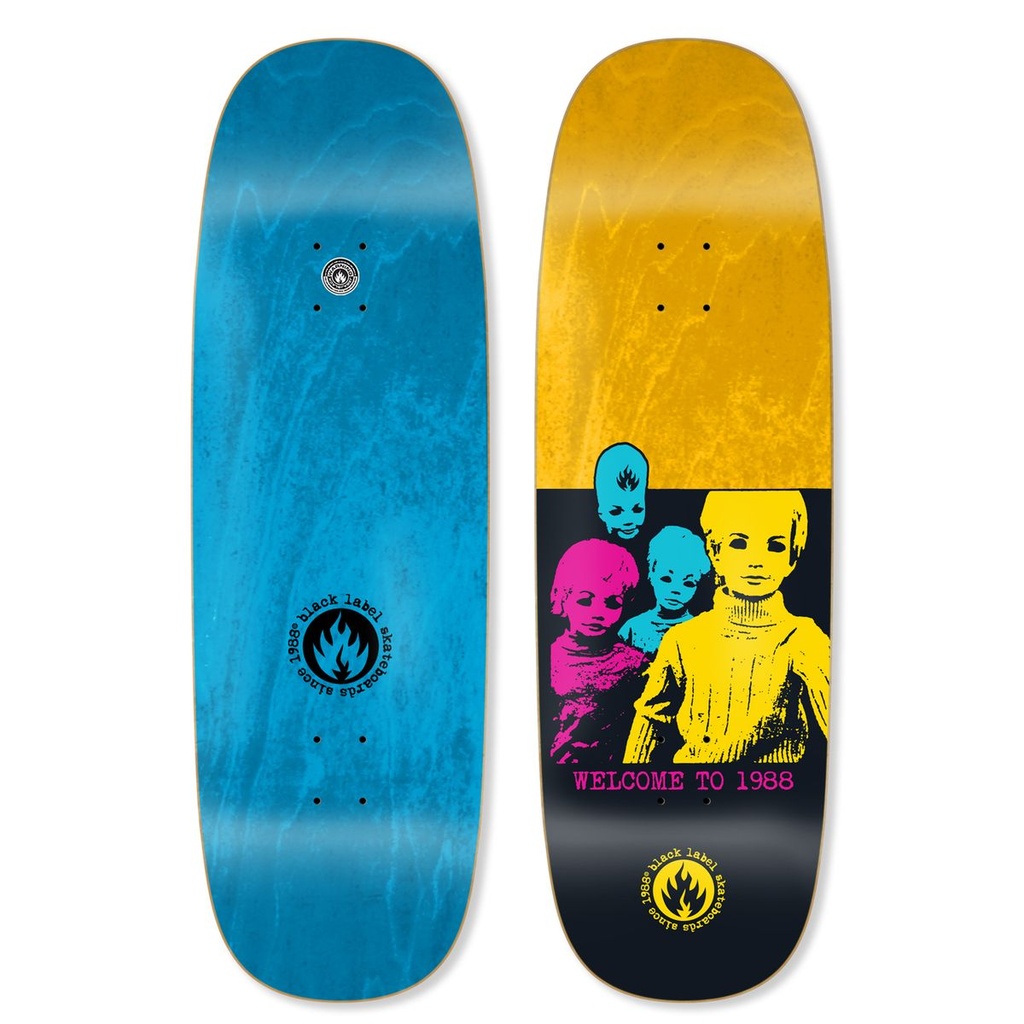 BLACK LABEL TEAM WELCOME TO 1988 COLORS JUMBOTRON SHAPED DECK 10.0
