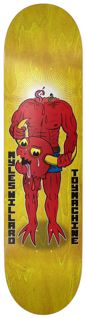 TOY MACHINE MYLES WILLARD SAINTS DECK 8.0