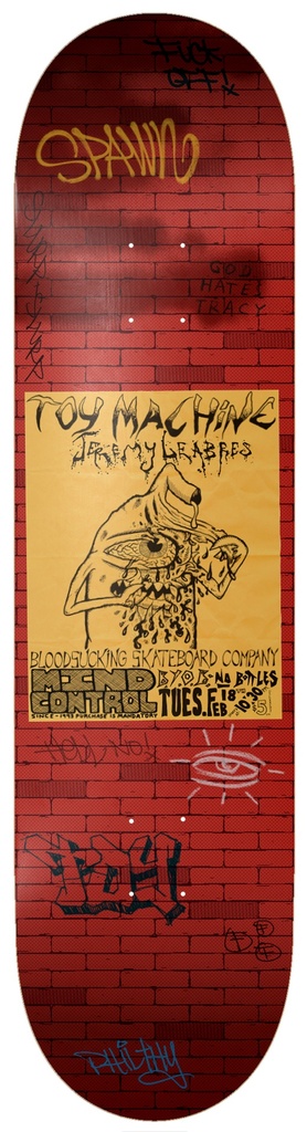TOY MACHINE JEREMY LEABRES FLYER DECK 8.38