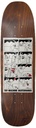 TOY MACHINE ED TEMPLETON SECT COMIC SHAPED DECK 9.0