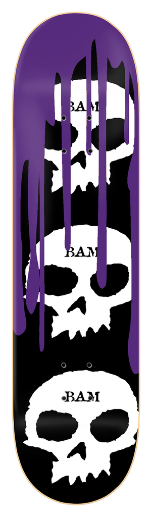ZERO BAM 3 SKULL BLOOD DECK 8.25