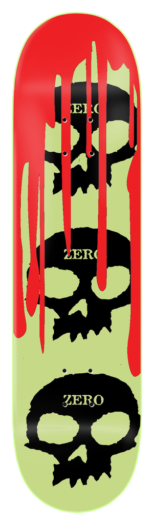 ZERO TEAM 3 SKULL BLOOD GLOW DECK 8.25