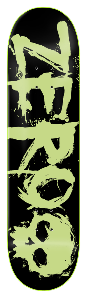 ZERO TEAM BLOOD TEXT GLOW DECK 8.25