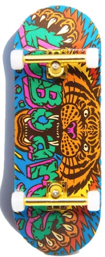 LC BOARDS CHOMP FOAM GRIPTAPE FINGERBOARD COMPLETE 34 X 98