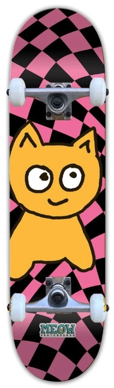 MEOW BIG CAT CHECKER TWIST PINK MINI COMPLETE 6.50 X 28.00
