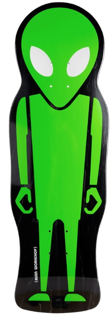 ALIEN WORKSHOP TEAM SOLDIER SHAPED DECK 9.62