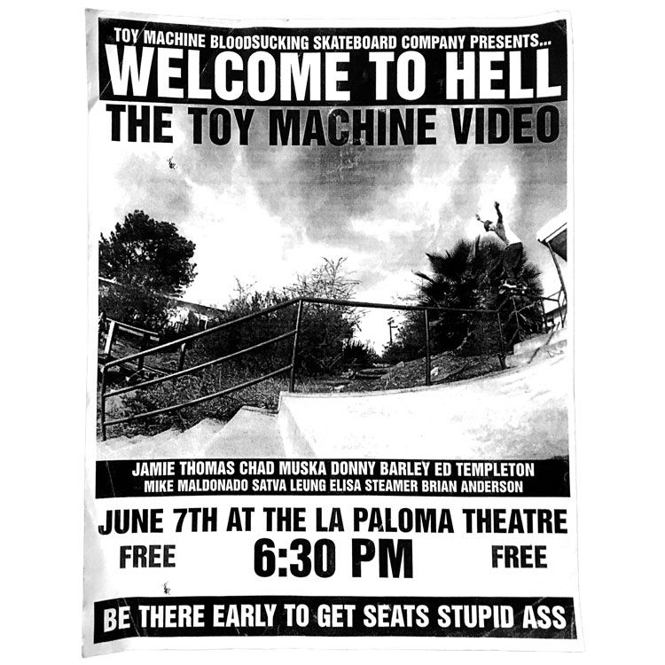 TOY MACHINE WTH FLYER STICKER