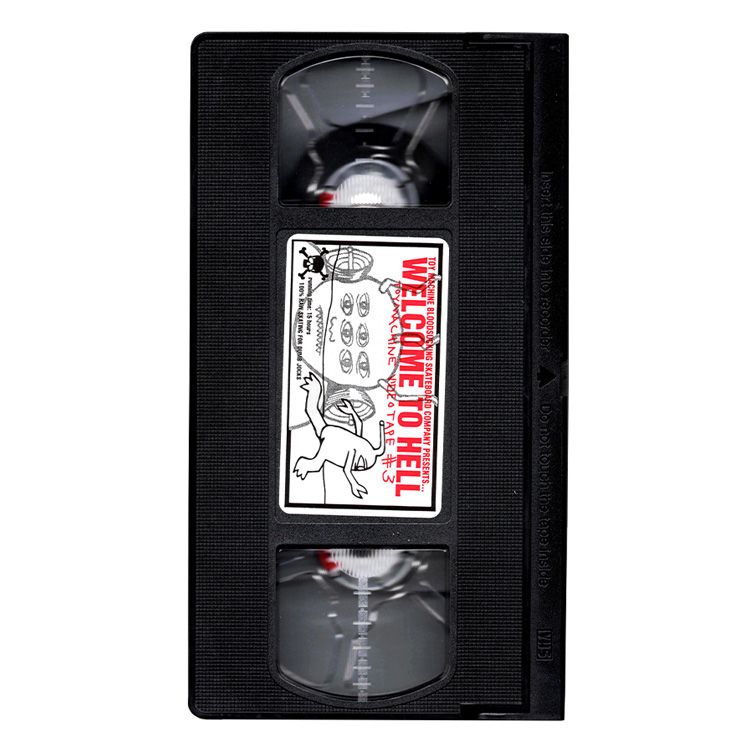 TOY MACHINE WTH VHS STICKER