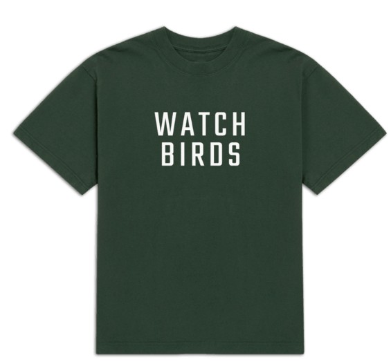 HABITAT WATCH BIRDS GREEN SS L