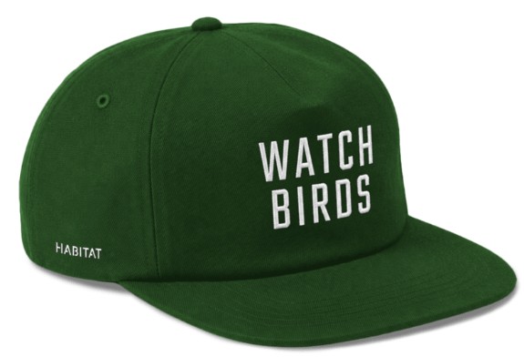 HABITAT WATCH BIRDS HAT GREEN