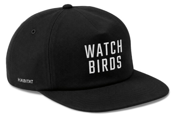 HABITAT WATCH BIRDS HAT BLACK
