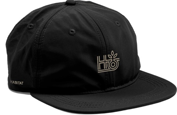 HABITAT POD QUICK DRY HAT BLACK