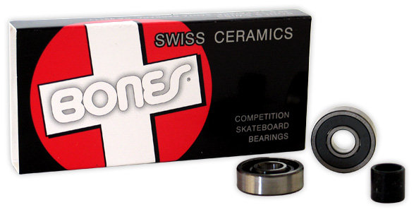 BONES SWISS CERAMICS BEARINGS SINGLE SET