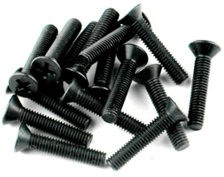 BULK MOUNTING BOLTS 7/8" BLACK PHILLIPS 100-BAG