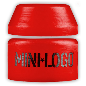 MINI LOGO BUSHINGS HARD RED SINGLE
