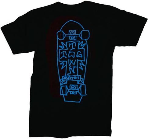 DOGTOWN GONZ ART 2 BLACK/BLUE SS M