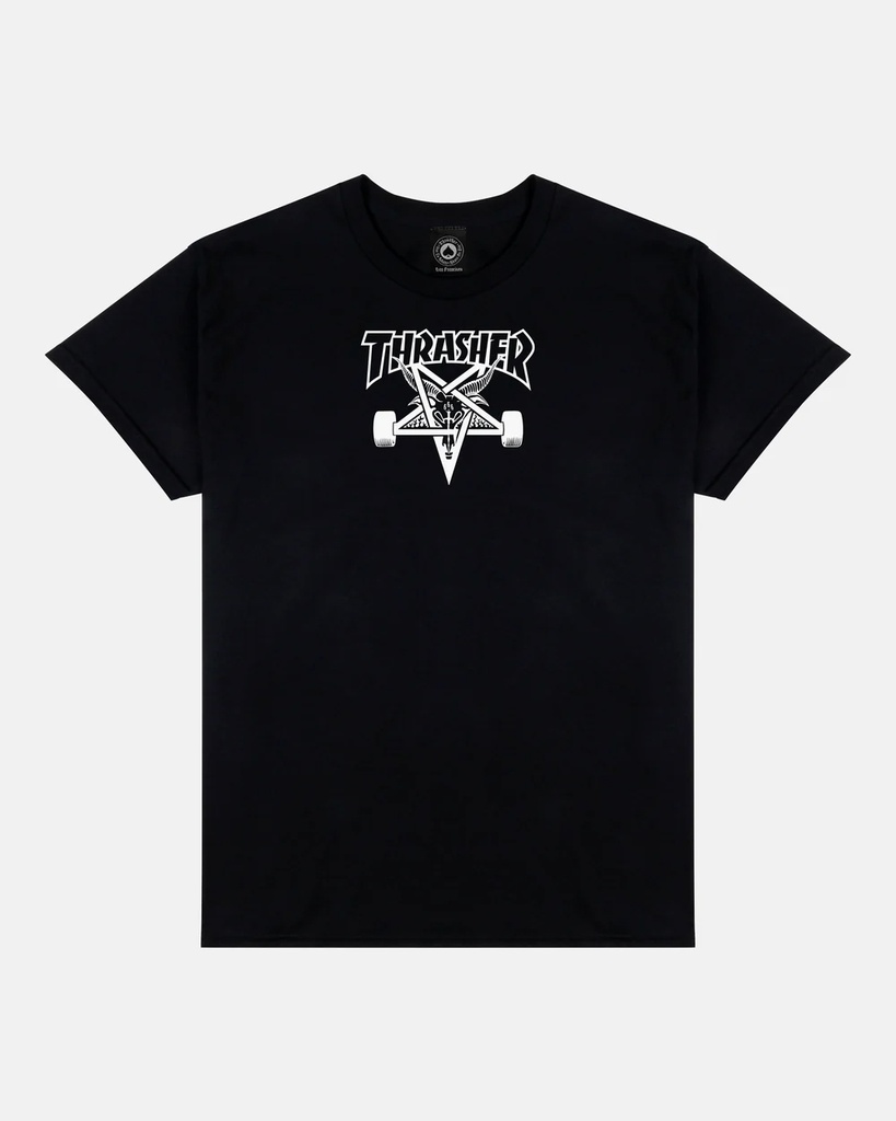 THRASHER SK8 GOAT BLACK SS M
