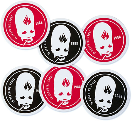 BLACK LABEL THUMBHEAD STICKER