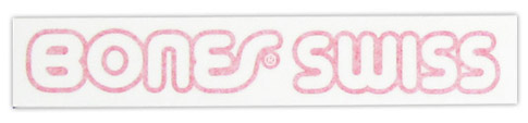 BONES SWISS TYPE STICKER