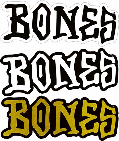 BONES WHEELS 5" STICKER
