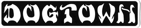 DOGTOWN BAR LOGO STICKER 4"