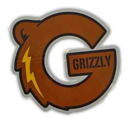 GRIZZLY G LOGO STICKER