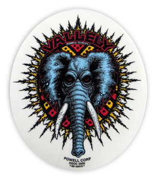 POWELL MIKE VALLELY ELEPHANT STICKER
