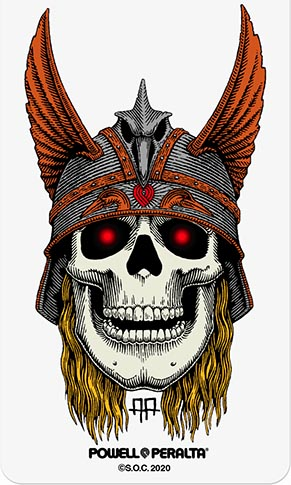 POWELL ANDY ANDERSON SKULL STICKER