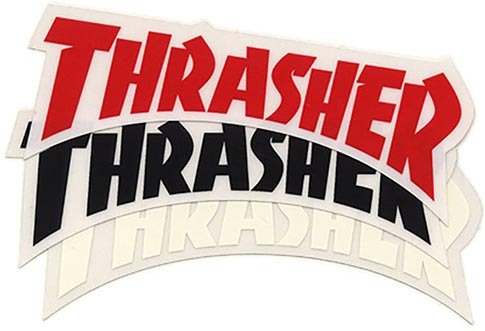 THRASHER LOGO DIE CUT STICKER