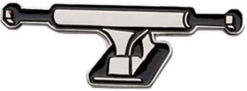 ACE TRUCK LAPEL PIN SILVER