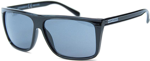 HAPPY HOUR CASINOS BLACK/BLACK LENS SUNGLASSES