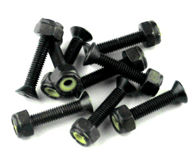 BULK 1 1/2" HARDWARE PHILLIPS 8-PACK BLACK