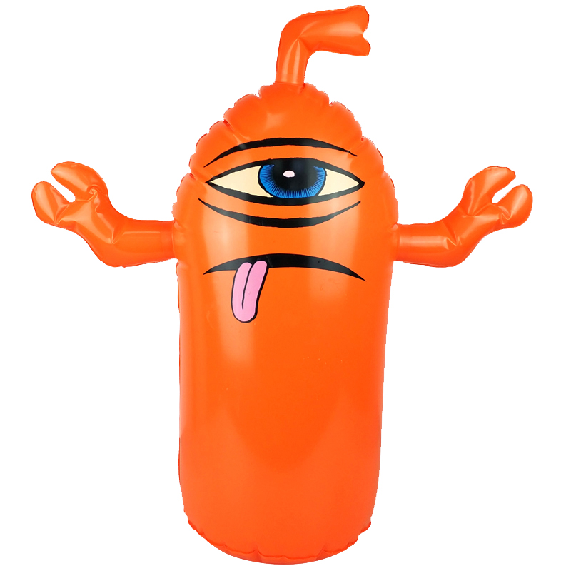 TOY MACHINE SECT BLOW UP DOLL ORANGE