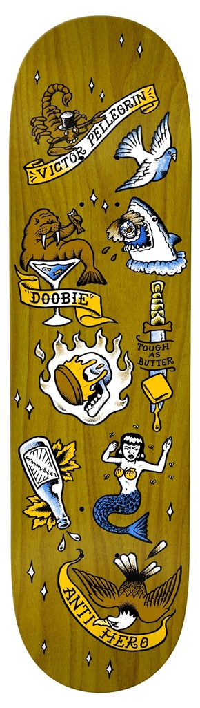 ANTI-HERO DOOBIE NO REGERTS DECK 8.62