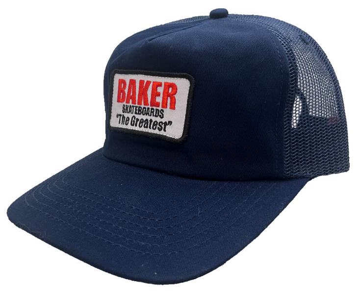 BAKER THE GREATEST TRUCKER HAT NAVY