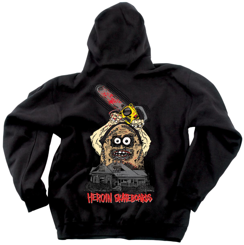 HEROIN TEGGXAS CHAINSAW BLACK HZ/SWT XL