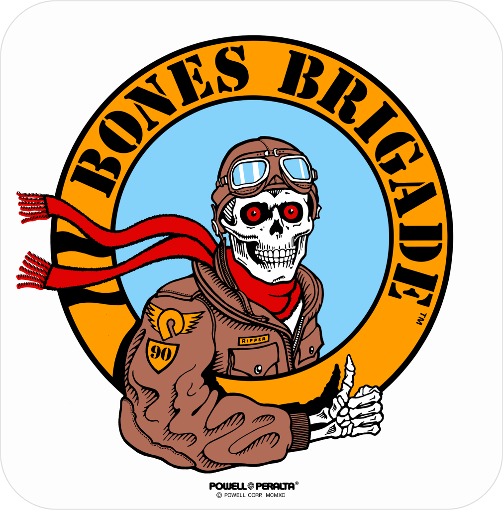 POWELL RIPPER PILOT BONES BRIGADE STICKER