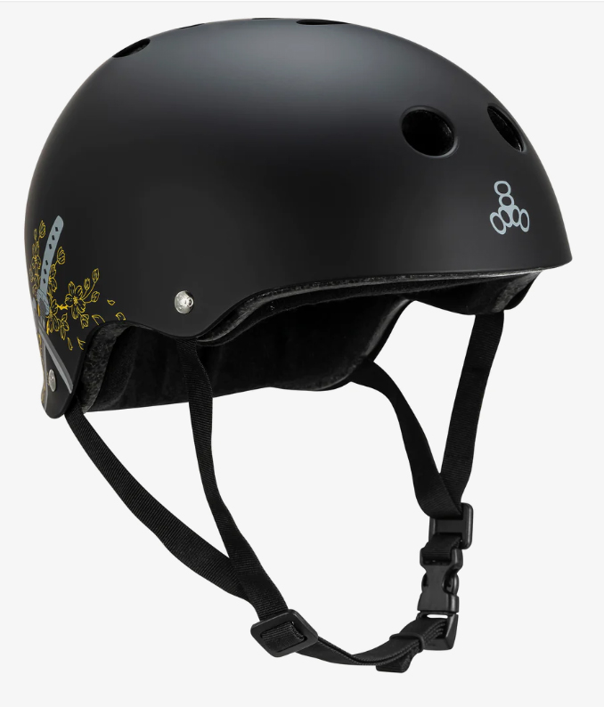 TRIPLE 8 HELMET CERTIFIED SWEATSAVER SKY BROWN BLACK XS/S