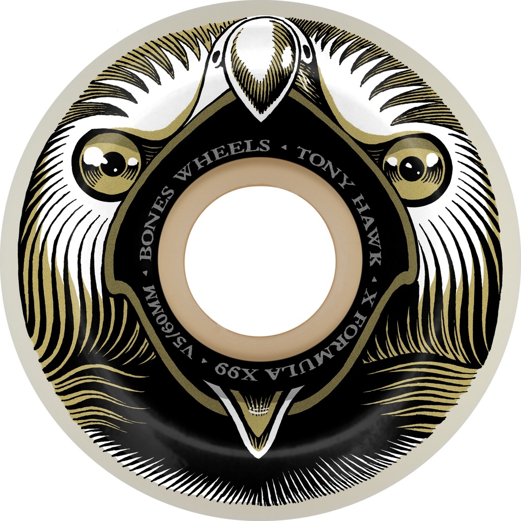 BONES X-FORMULA HAWK BEAK & DESTROY V5 SIDECUT 60MM 99A (Set of 4)