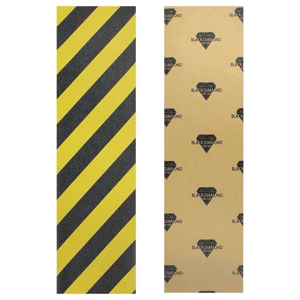 BLACK DIAMOND LONGBOARD GRIPTAPE SHEET 10.00 X 48.00 CAUTION