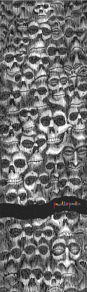POWELL PERALTA  10.5" X 33" COLOR ME SKULLZ SHEET
