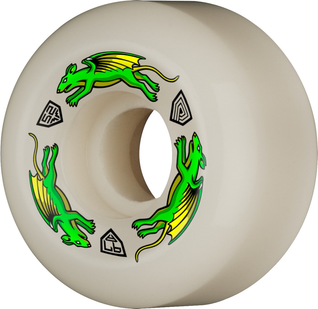 POWELL DRAGON FORMULA NANO RATS V5 SIDECUTS 52MM X 30MM 97A (Set of 4)