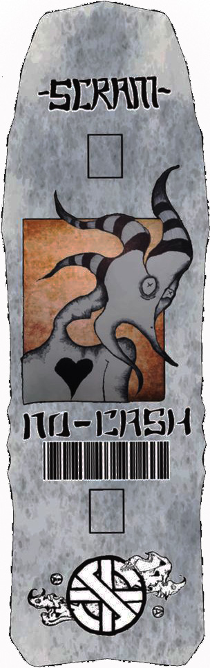 SCRAM GNARJERSEY SHAPED DECK 10.37 X 33.00