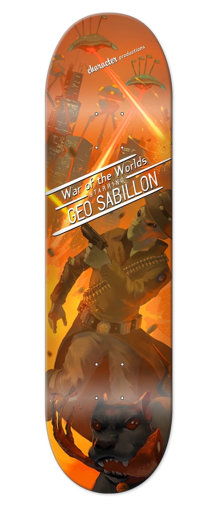 CHARACTER GEO SABILLON WAR DECK 8.75
