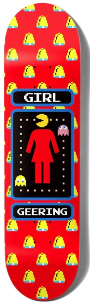 GIRL GEERING PAC-MAN DECK 8.5