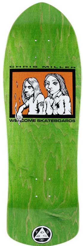 WELCOME MILLER COUPLE ON CROSSBONE SHAPED DECK 10.00 X 30.00