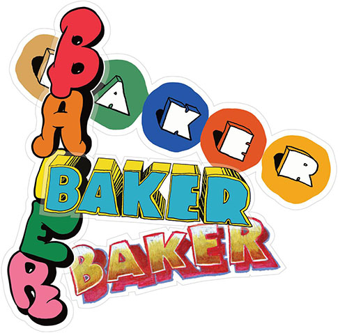 BAKER SPRING 23 ONE OFFS 12CT STICKER PACK