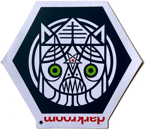 DARKROOM DOOMRAT HEX STICKER