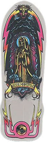 DOGTOWN JESSE MARTINEZ GUADALUPE HANDSHAKE SILVER STICKER 5"